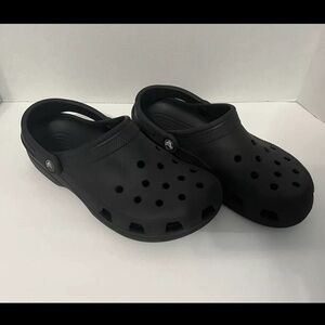 Unisex Black Crocs Men’s 6 Women’s 8